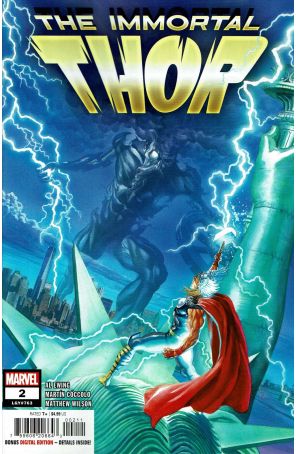 The Immortal Thor 2 published by Marvel with cover art by Alex Ross