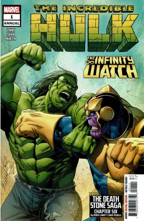 Incredible Hulk (4th Series) Annual 1 published by Marvel with cover art by Salvador Larroca