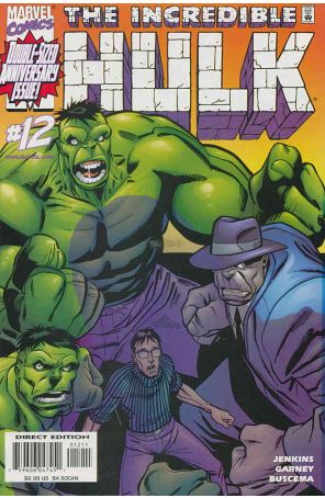 Incredible Hulk (2nd Series) 12 published by Marvel with cover art by Ron Garney