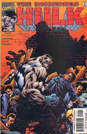 Incredible Hulk (2nd Series) 22 published by Marvel with cover art by Kyle Hotz