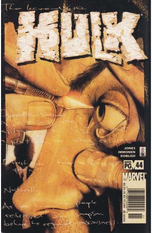 Incredible Hulk (2nd Series) 44 (Newsstand) published by Marvel with cover art by Kaare Andrews