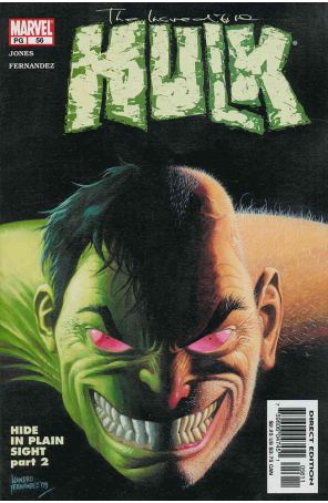 Incredible Hulk (2nd Series) 56 published by Marvel with cover art by Leandro Fernandez