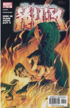 Incredible Hulk (2nd Series) 57 published by Marvel with cover art by Leandro Fernandez