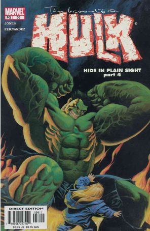 Incredible Hulk (2nd Series) 58 published by Marvel with cover art by Leandro Fernandez