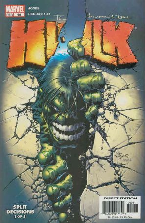 Incredible Hulk (2nd Series) 60 published by Marvel with cover art by Mike Deodato Jr.