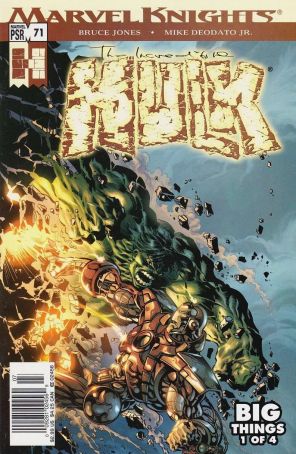 Incredible Hulk (2nd Series) 71 (Newsstand) published by Marvel with cover art by Mike Deodato Jr.