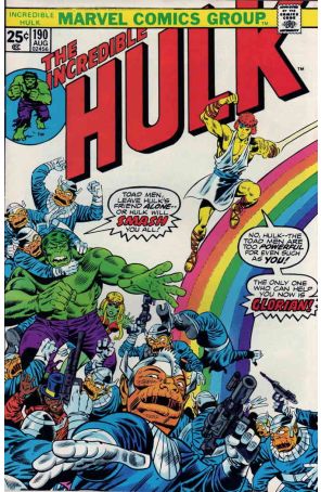 The Incredible Hulk 190 published by Marvel with cover art by Herb Trimpe