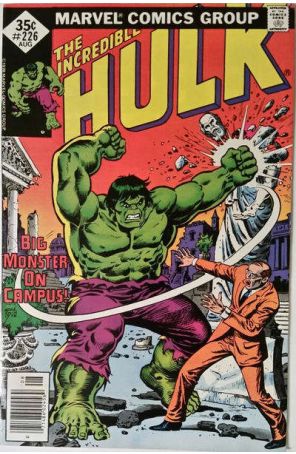 The Incredible Hulk 226A published by Marvel with cover art by Ernie Chan
