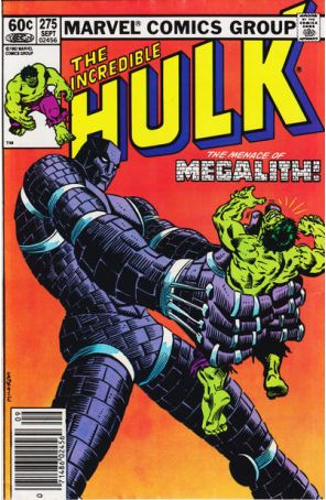 The Incredible Hulk 275 (Newsstand) published by Marvel with cover art by Al Milgrom