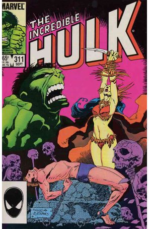 The Incredible Hulk 311 published by Marvel with cover art by Mike Mignola