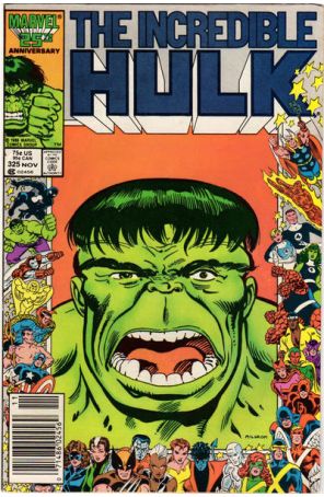 The Incredible Hulk 325 (Newsstand) published by Marvel with cover art by Al Milgrom