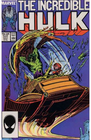 The Incredible Hulk 331 published by Marvel with cover art by Steve Geiger