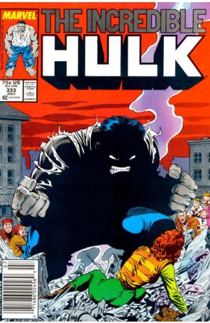 The Incredible Hulk 333 (Newsstand) published by Marvel with cover art by Steve Geiger