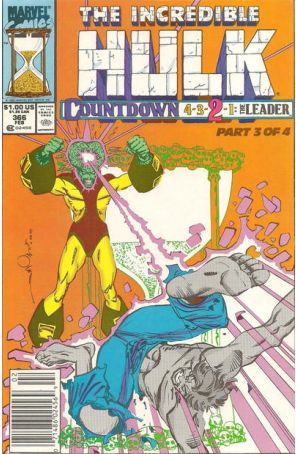 The Incredible Hulk 366 (Newsstand) published by Marvel with cover art by Walt Simonson