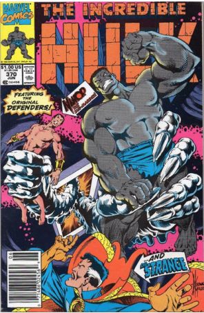The Incredible Hulk 370 (Newsstand) published by Marvel with cover art by Dale Keown