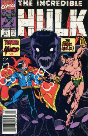 The Incredible Hulk 371 (Newsstand) published by Marvel with cover art by Dale Keown