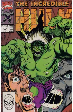 The Incredible Hulk 372 published by Marvel with cover art by Dale Keown