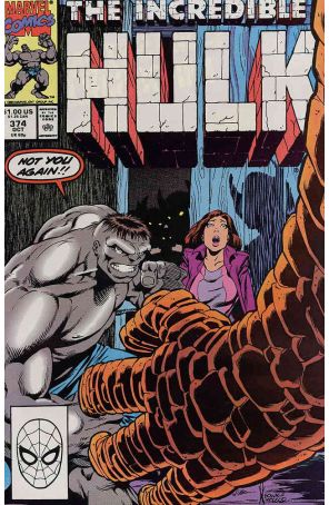 The Incredible Hulk 374 published by Marvel with cover art by Dale Keown