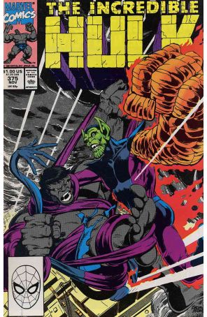 The Incredible Hulk 375 published by Marvel with cover art by Dale Keown