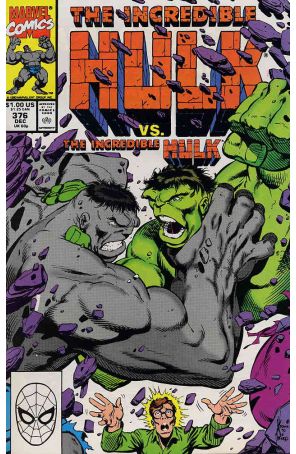 The Incredible Hulk 376 published by Marvel with cover art by Dale Keown