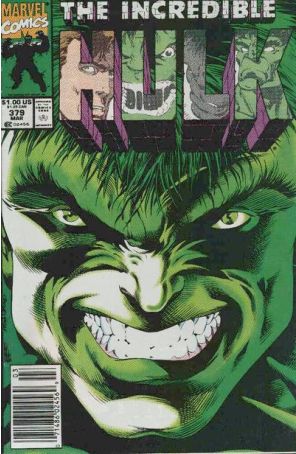 The Incredible Hulk 379 (Newsstand) published by Marvel with cover art by Dale Keown