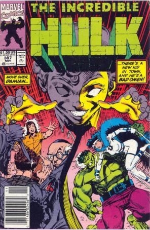 The Incredible Hulk 387 (Newsstand) published by Marvel with cover art by Dale Keown