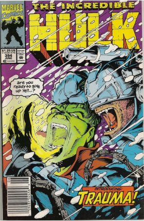 The Incredible Hulk 394 (Newsstand) published by Marvel with cover art by Dale Keown