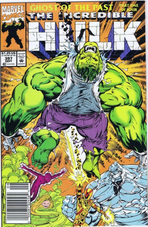 The Incredible Hulk 397 (Newsstand) published by Marvel with cover art by Dale Keown