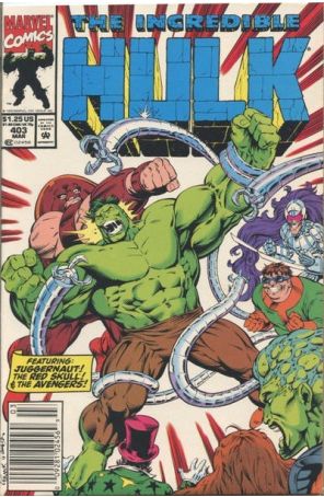The Incredible Hulk 403 (Newsstand) published by Marvel with cover art by Gary Frank