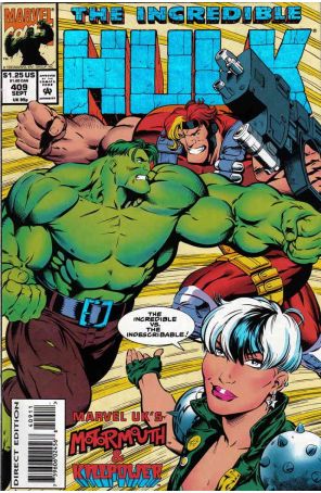 The Incredible Hulk 409 published by Marvel with cover art by Gary Frank