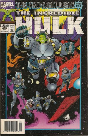 The Incredible Hulk 413 (Newsstand) published by Marvel with cover art by Gary Frank