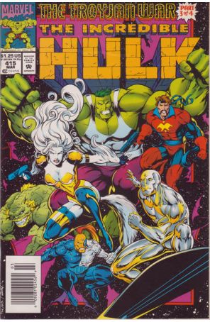 The Incredible Hulk 415 (Newsstand) published by Marvel with cover art by Gary Frank