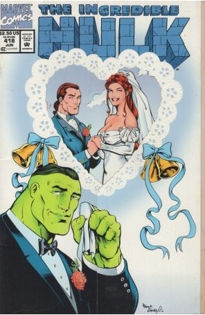 The Incredible Hulk 418 (Newsstand) published by Marvel with cover art by Gary Frank