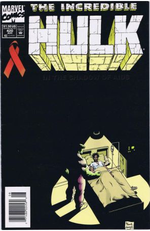 The Incredible Hulk 420 (Newsstand) published by Marvel with cover art by Gary Frank
