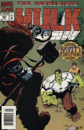The Incredible Hulk 421 (Newsstand) published by Marvel with cover art by Gary Frank