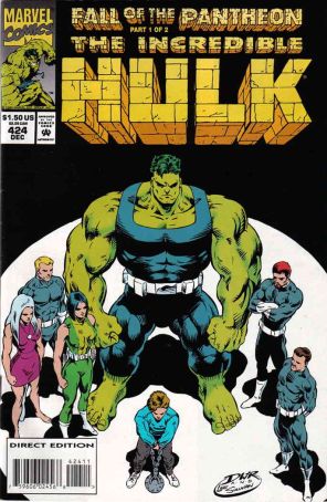 The Incredible Hulk 424 published by Marvel with cover art by Darick Robertson