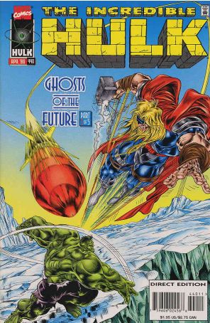 The Incredible Hulk 440 published by Marvel with cover art by Angel Medina