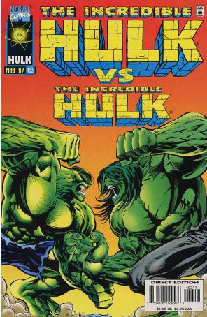 The Incredible Hulk 453 published by Marvel with cover art by Mike Deodato Jr.