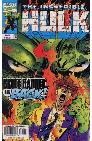 The Incredible Hulk 460 published by Marvel with cover art by Adam Kubert