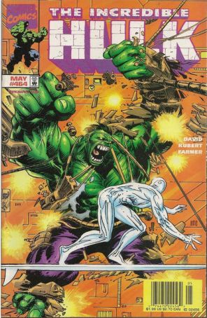 The Incredible Hulk 464 (Newsstand) published by Marvel with cover art by Adam Kubert