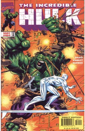 The Incredible Hulk 464 published by Marvel with cover art by Adam Kubert