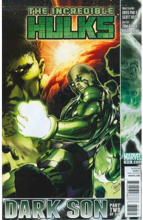 The Incredible Hulk 613 published by Marvel with cover art by Carlo Pagulayan