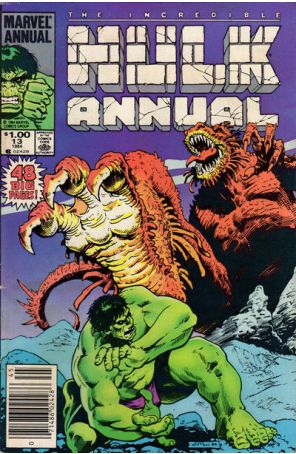 The Incredible Hulk Annual 13 (Newsstand) published by Marvel with cover art by Chris Warner
