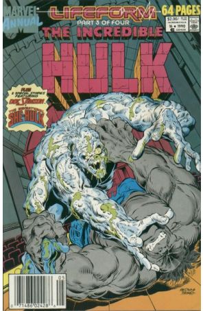 The Incredible Hulk Annual 16 (Newsstand) published by Marvel with cover art by Angel Medina