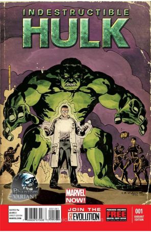 Indestructible Hulk 1G published by Marvel with cover art by Charles Paul Wilson III