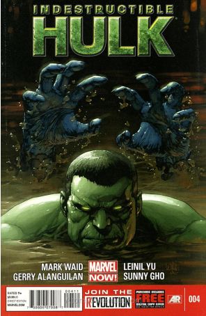 Indestructible Hulk 4 published by Marvel with cover art by Leinil Francis Yu