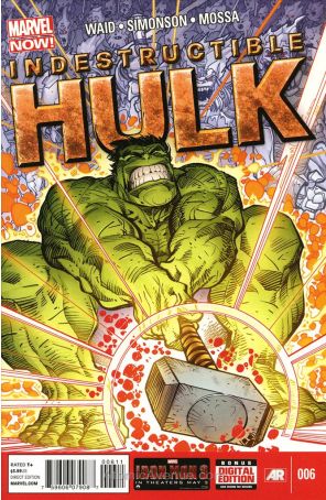 Indestructible Hulk 6 published by Marvel with cover art by Walt Simonson