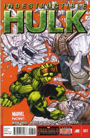 Indestructible Hulk 7 published by Marvel with cover art by Walt Simonson