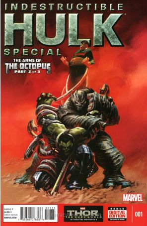 Indestructible Hulk Special 1 published by Marvel with cover art by Alexander Lozano