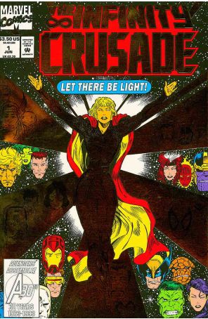 The Infinity Crusade 1 published by Marvel with cover art by Ron Lim